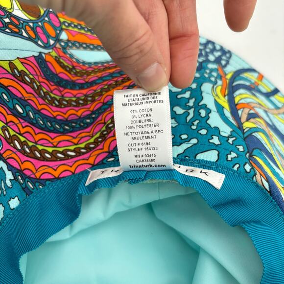 Trina Turk Finding Dory Nemo Sun Hat Wide Brim Beach Vacation Disney - Picture 9 of 9